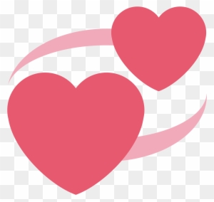 Revolving Hearts - Twitter Heart Emoji Png