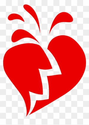 With Broken Heart Clipart - Broken Heart Transparent Background