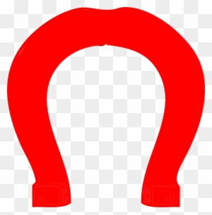 Red Upside Down Horseshoe Logo