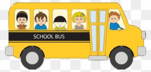 School Van Clipart Clipartxtras - Kids In The Bus Clipart