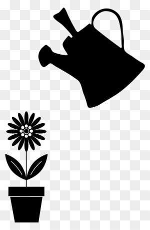 Big Image - Watering Can Flower Png