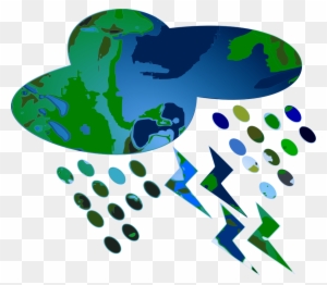 This Free Clip Arts Design Of Rain On Planet - Heavy Rain Clip Art