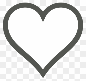 Two Hearts Clipart Black And White - Heart Icon Black And White