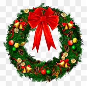 Pictures Of Xmas Wreaths - Christmas Reef Png