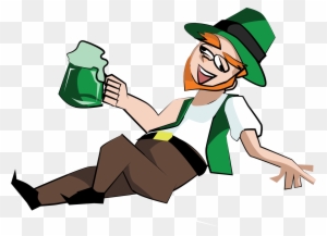 Big Image - Drunk Leprechaun