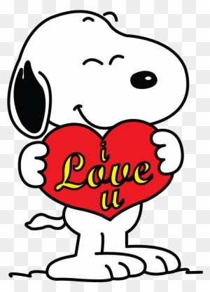 Valentine's Day Is Coming And Snoopy Is Also In Love - Drawings For Valentine's Day