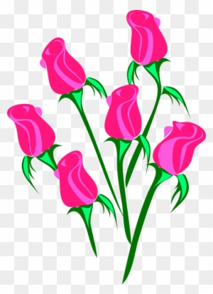 Love Rose Clipart Download - Clip Art Rose Flowers