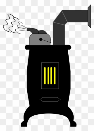 Wood Stove Clipart - Wood-burning Stove