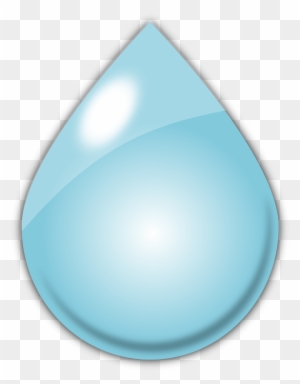 Raindrop Free Download Clip Art On Clipart Library - Large Rain Drop