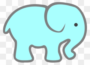 Printable Baby Elephant Template
