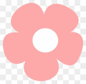 Simple Pink Flower Clip Art Vector Clip Art Online - Simple Flower Clipart