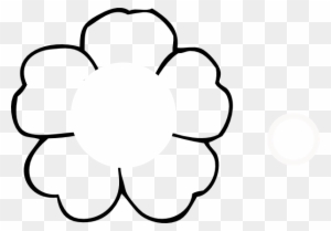 Best Photos Of Flower Outline Shape - Flower Clip Art Free