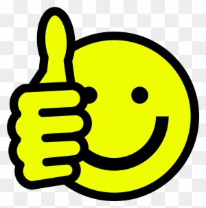 Get Your Message In Print - Thumbs Up Smiley Vector