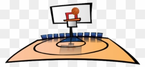Basketball Practice" - Basketball Court Clipart