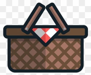 Basket Icon For Picnic
