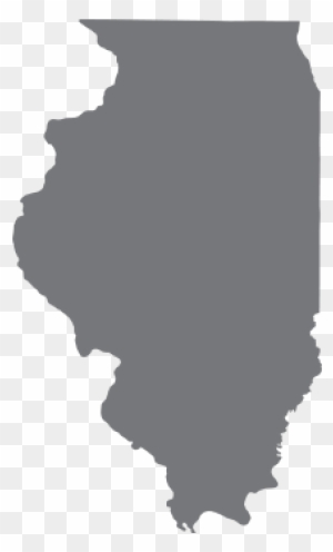 Illinois State Outline Clip Art - Physical Map Of Illinois
