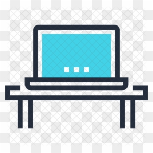 Computer Icon - Laptop Table Icon