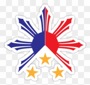 Sun Clipart Three Star - Philippine Flag Logo Png - Free Transparent