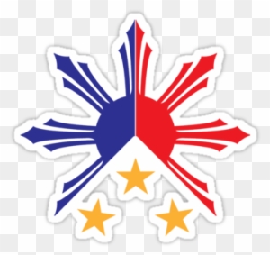 Photogallery Tribal Philippine Flag Logo - 3 Stars And A Sun