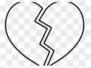 Download Drawn Broken Heart Line Broken Heart Svg Free Free Transparent Png Clipart Images Download