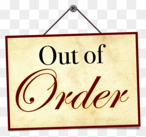 Out Of Order Clipart - Printable Out Of Order Sign