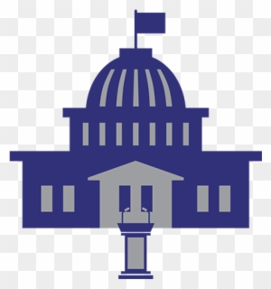 Political Podium & Capitol Building - House Of Congress Icon