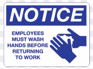 Hr Insights Blog Employees Must Wash Hands Sign Free - Employees Must ...