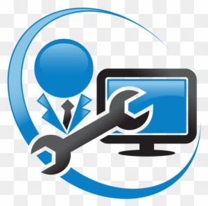 Transparent Computer Repair Clipart - Mobile Computer Repair Logo