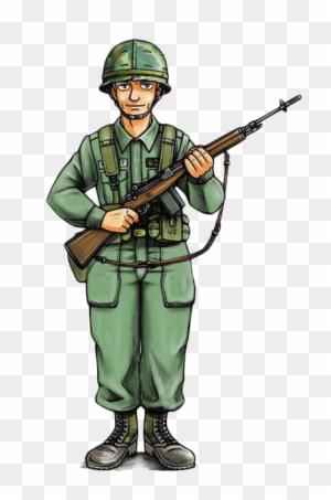 Ww2 Soldier Clipart - World War 2 Soldier Cartoon - Free Transparent ...