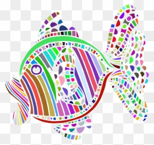 Clipart Abstract Colorful Fish - Abstract Clipart