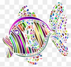 Colorful Fish 3 - Fish Abstract Png
