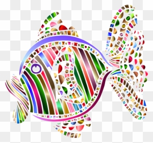 Colorful Fish 2 - Abstract Clipart