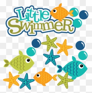 Little Swimmer Svg Scrapbook Files Fish Svg File Fish - Die Cut Fish