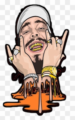 Bleed Area May Not Be Visible - Post Malone Clip Art