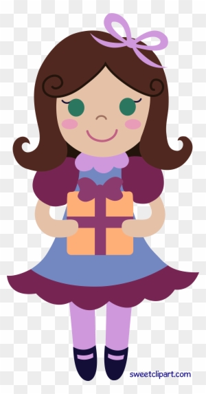 Birthday Present Clipart Girl Birthday - Birthday Girl Clipart