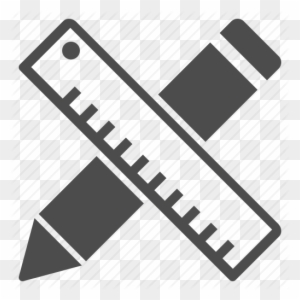 Ruler And Pencil Cross, Ios 7 Interface Symbol Icons - Pencil And Ruler Icon Png Ruler And Pencil Cross, Ios 7 Interface Symbol Icons - Pencil And Ruler Icon Png