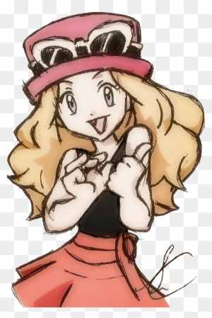 Ash's New Companion [pokemon X And Y] By Sidselc - Serena Pokemon X And Y Drawings