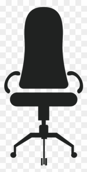 Narrow Back Office Chair Icon Transparent Png - Office Chair Icon