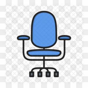 Revolving Chair Icon - Office Chair