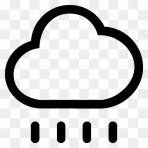 Rain Cloud Weather Symbol - Rain Cloud - Free Transparent PNG Clipart ...