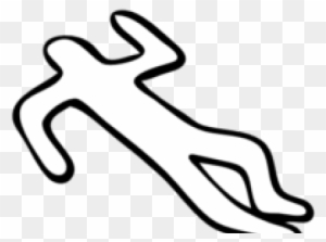 Dead Person Cliparts - Crime Scene Body Outline