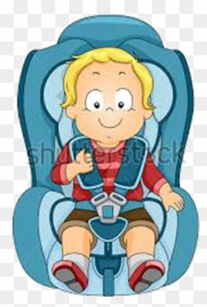 All Children 4 Years Of Age, But Less Than 8 Years - Baby In Car Seat Cartoon