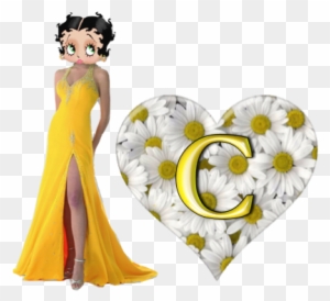 "c" Is For Carmen - Animated White Flower Gif