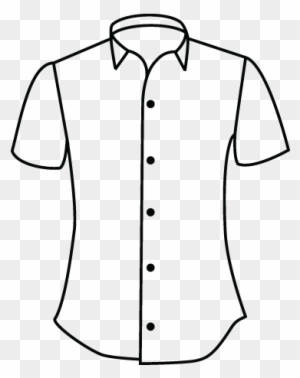 28 Collection Of Shirt Drawing Picture - Button Shirt Drawing