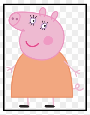 Shocking Peppa Pig Mummy Cartoon Png U Clip Art Pics - Personajes Peppa Pig