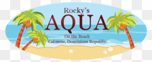 Rocky's Aqua Cabarete Beach Restaurant - Summer Beach Background Clipart