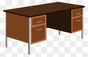 Desk Clipart Meja - Table Clipart