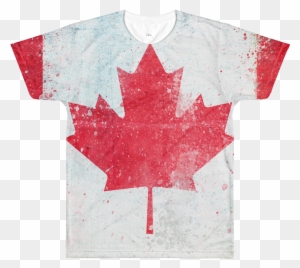 Canada Flag Graphic Men's T Shirt - Lifestyle Logo In Canada