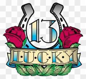 Superstition - Clipart - Lucky 13 Tattoo Designs
