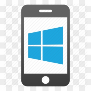 Free White Cell Phone Icon - Windows 8.1 Start Menu